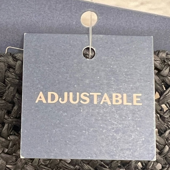 WOMEN' Straw Boater Hat with Chin Trap - Universal Thread™ - Black - Picture 8 of 8